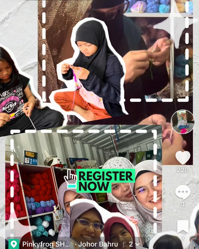 Kelas Crochet cuti Sekolah May 2024