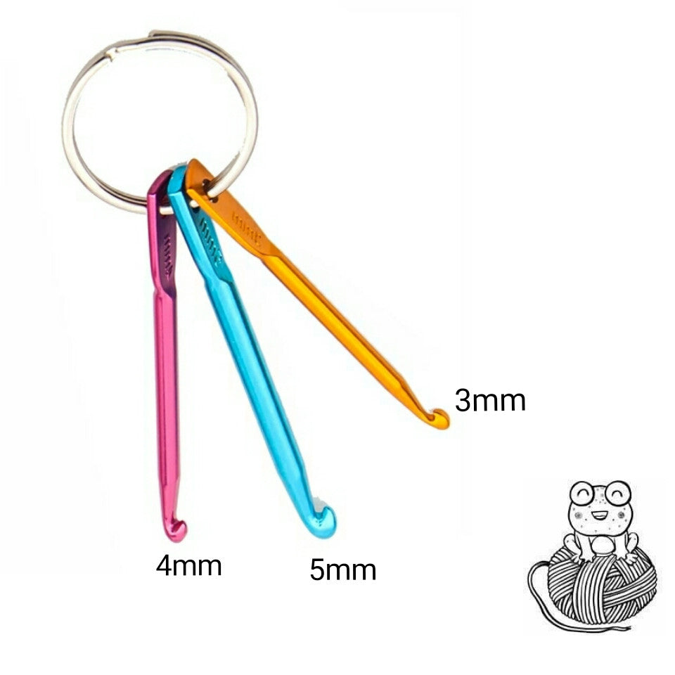 Kawaii Keychain Crochet Hook Set. - Pinkyfrogshop: Yarn Shop - JOHOR Malaysia