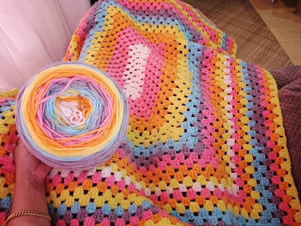 Crochet KIT :FREE PATTERN #Blanketsaya. (Pattern in PDF format)