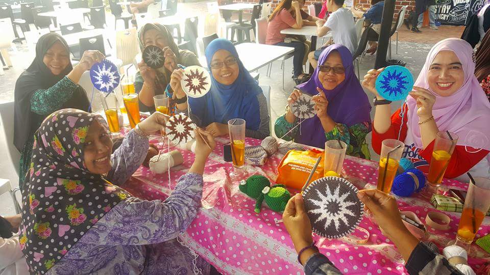 #pinkyfrogMEETUP : crochet bersama di Pinkyfrog Studio Bandar Seri Alam.