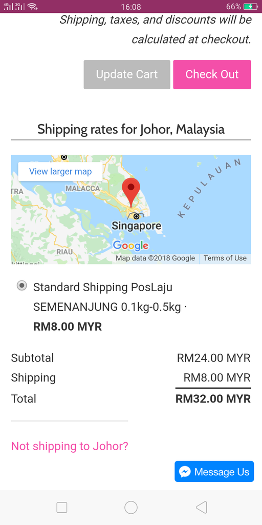New Features: Shipping rate use Geolocation.