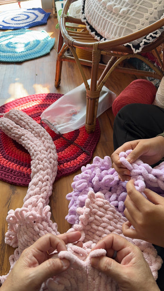 KIT FINGER KNITTING 101 bersama KakPinky untuk Pemula/Beginner