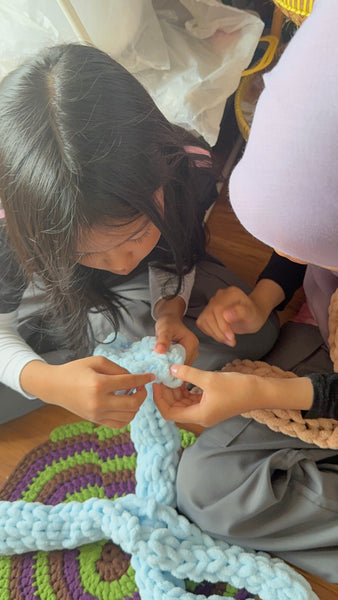 KIT FINGER KNITTING 101 bersama KakPinky untuk Pemula/Beginner
