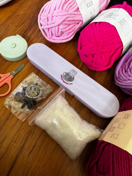 Crochet KIT 101 - Pinkyfrogshop.com (JM0699120-H). ALL RIGHTS RESERVED