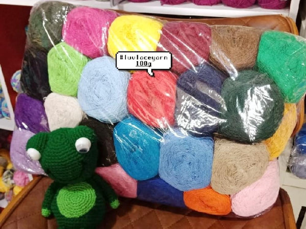 Benang Kait LuvLaceyarn Cotton. - Pinkyfrogshop: Yarn Shop - JOHOR Malaysia