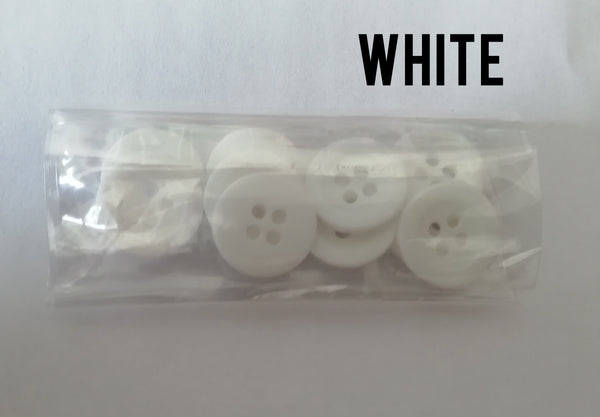 Button plain 10pcs / pack