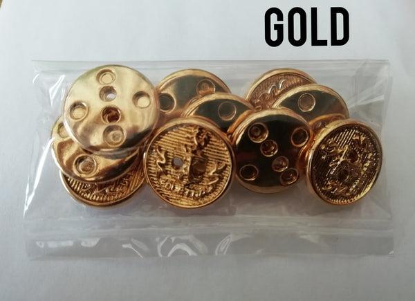 Button plain 10pcs / pack