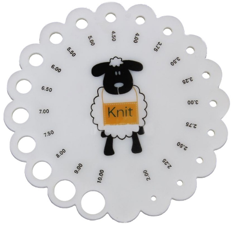 Sheep Knitting Needle Gauge