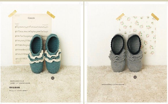 Buku crochet Floor adult Socks & baby shoes book