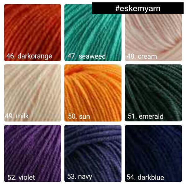 Benang Kait eskemyarn (3ply)