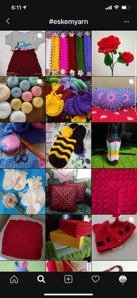 Benang Kait eskemyarn (3ply)