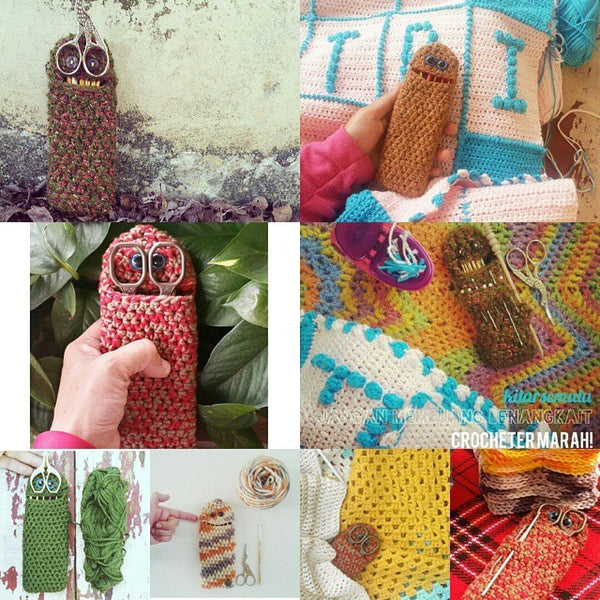 PATTERN Crochet :Ewok Monster Crochet Hooks Case. (Pattern in PDF format) - Pinkyfrogshop: Yarn Shop - JOHOR Malaysia